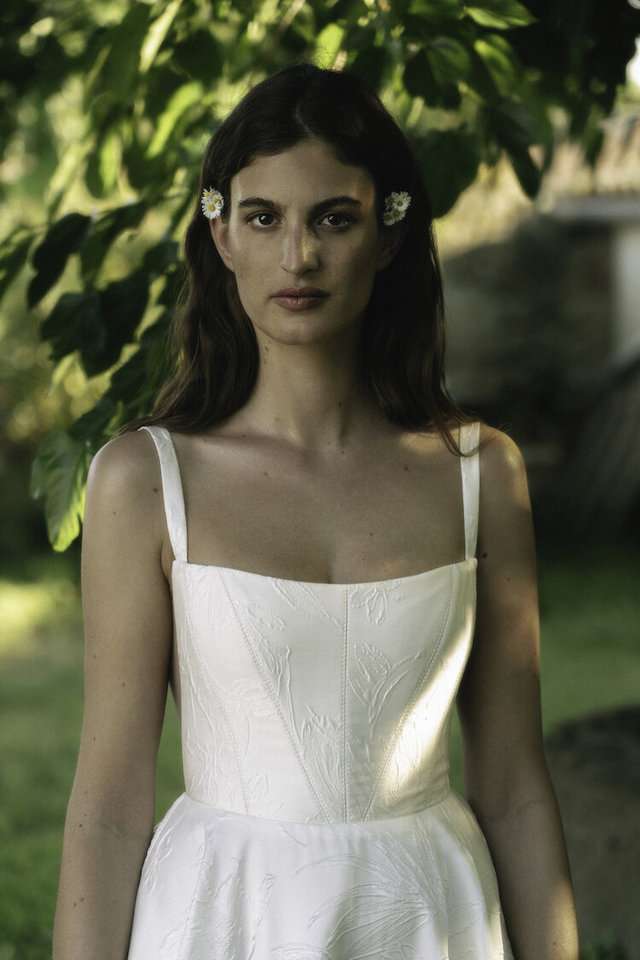 Cattleya by Alena Leena - textured wedding dress